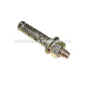 A2 A4 o acero al carbono Amarillo Zinc plateado Hex Bolt Sleeve Anchor for concrete